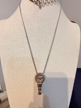 Brighton Vintage 34” Card Holder Pendant Necklace
